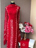 Georgette 3-Piece Unstitched Dress Material Set | Weavers Collections