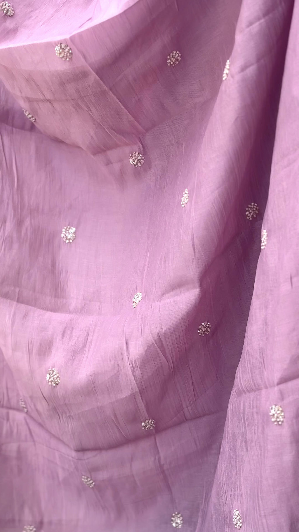 Linen Chanderi Embroidered 3-Piece Unstitched Suit Set